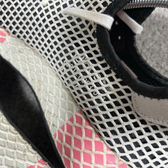 Adidas Deerupt Runner CQ2909 Womens Sz 10 Black Pink Rose Athletic Running Shoes - Picture 8 of 12